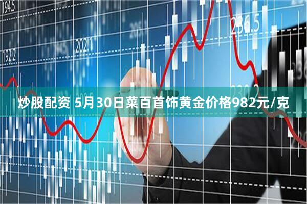 炒股配资 5月30日菜百首饰黄金价格982元/克