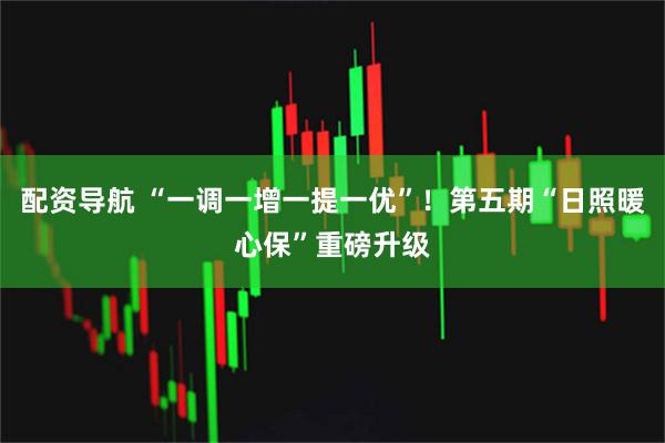 配资导航 “一调一增一提一优”！第五期“日照暖心保”重磅升级